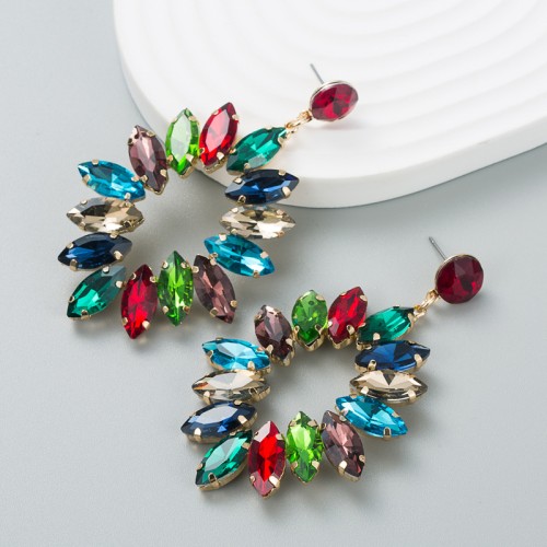 Fashion Jewelry Rhinestone Earrings For Women YWHME-714