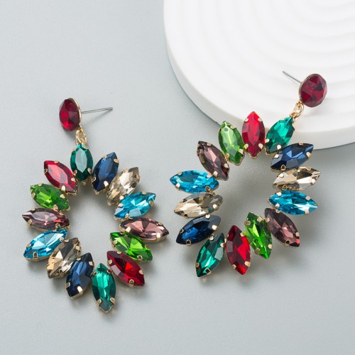 Fashion Jewelry Rhinestone Earrings For Women YWHME-714