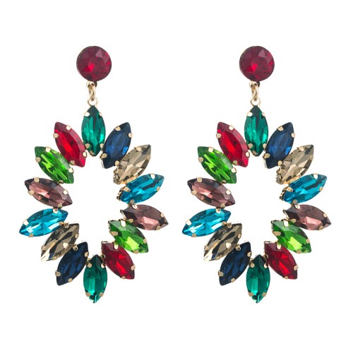 Fashion Jewelry Rhinestone Earrings For Women YWHME-714