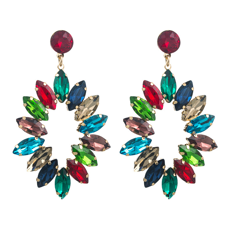 Fashion Jewelry Rhinestone Earrings For Women YWHME-714 