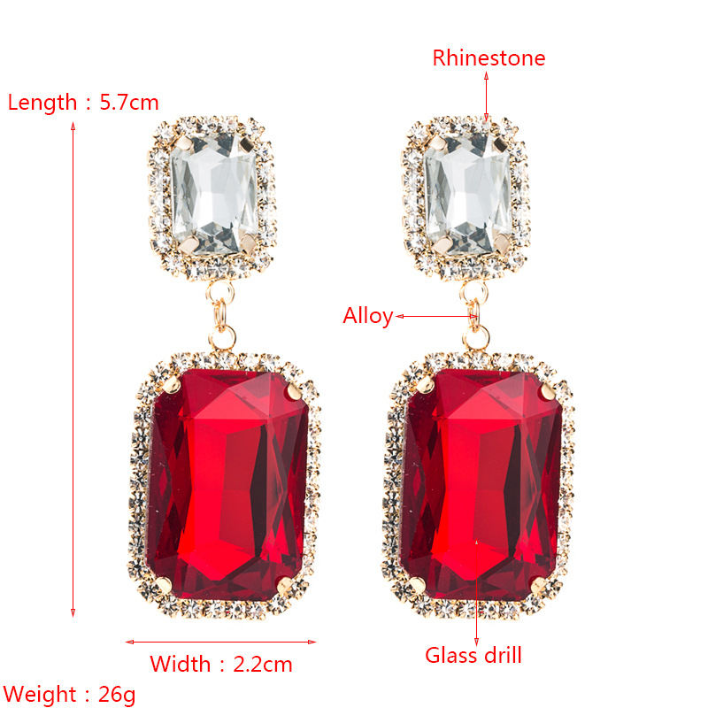 Fashion Jewelry Rhinestone Earrings For Women YWHME-715 