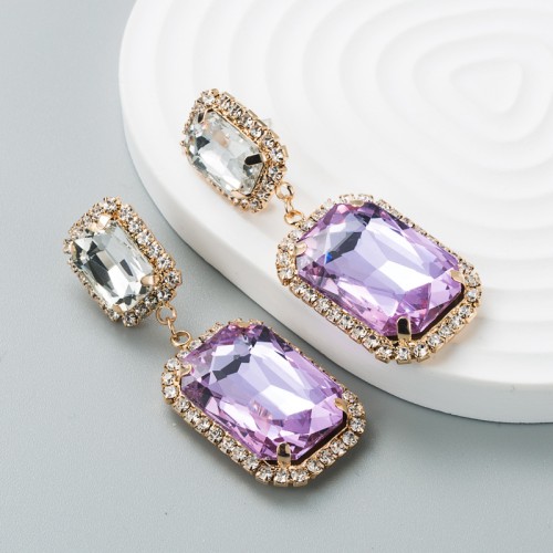 Fashion Jewelry Rhinestone Earrings For Women YWHME-715