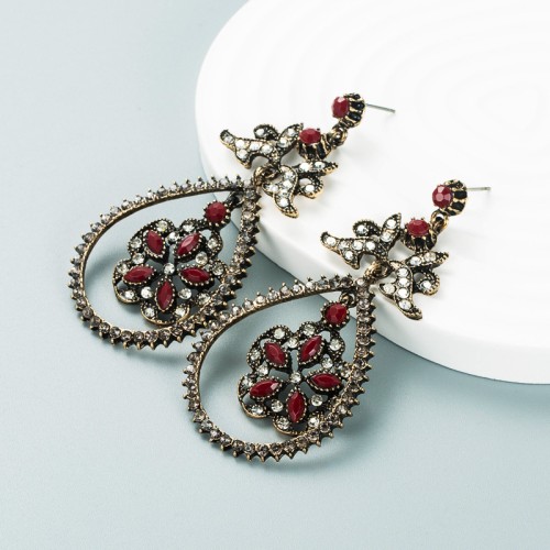 Fashion Jewelry Rhinestone Earrings For Women YWHME-716