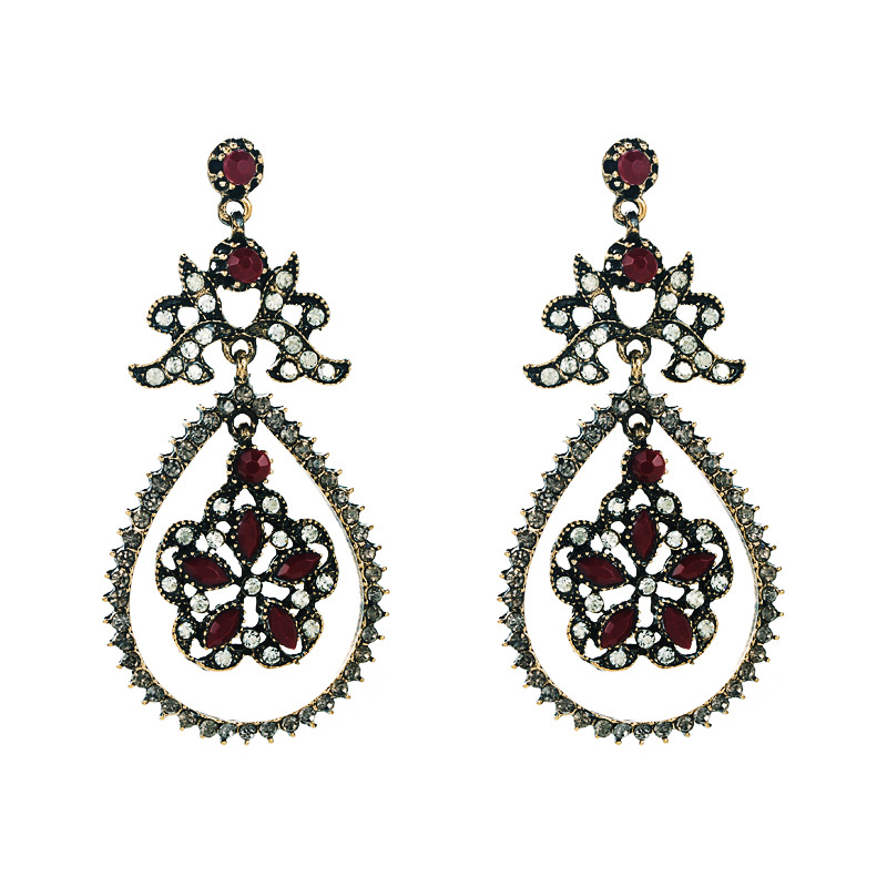 Fashion Jewelry Rhinestone Earrings For Women YWHME-716 