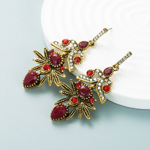 Fashion Jewelry Rhinestone Earrings For Women YWHME-717