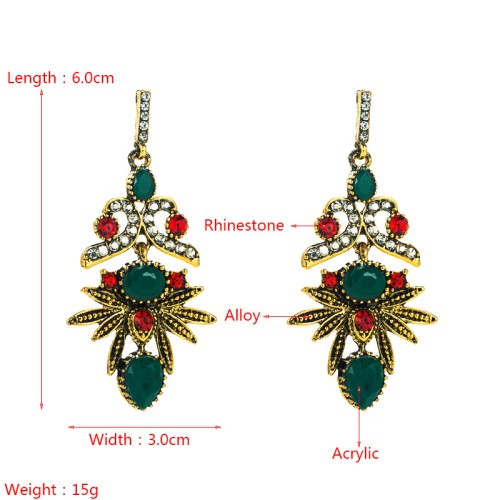 Fashion Jewelry Rhinestone Earrings For Women YWHME-717