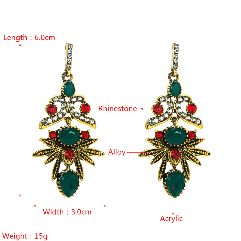 Fashion Jewelry Rhinestone Earrings For Women YWHME-717 