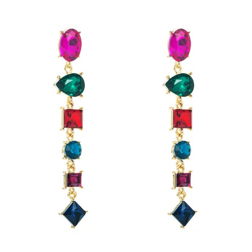 Fashion Jewelry Rhinestone Earrings For Women YWHME-718