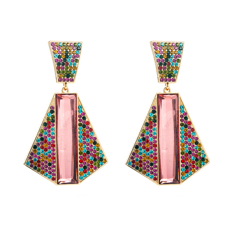 Fashion Jewelry Rhinestone Earrings For Women YWHME-719 