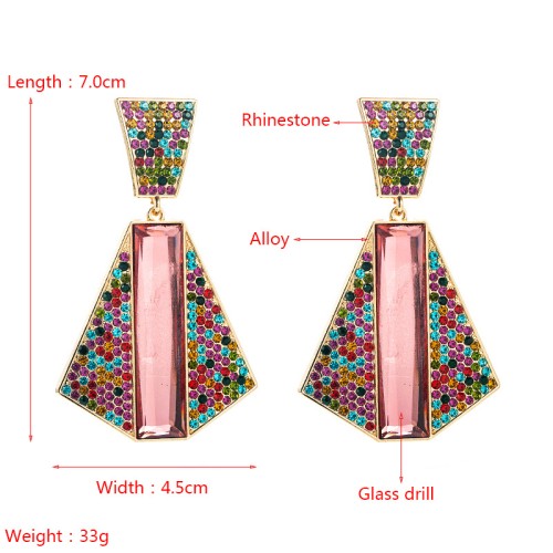 Fashion Jewelry Rhinestone Earrings For Women YWHME-719