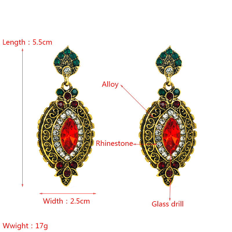 Fashion Jewelry Rhinestone Earrings For Women YWHME-720 