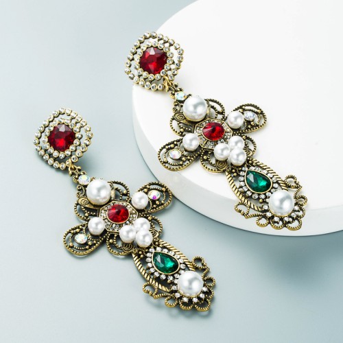 Fashion Jewelry Rhinestone Earrings For Women YWHME-721