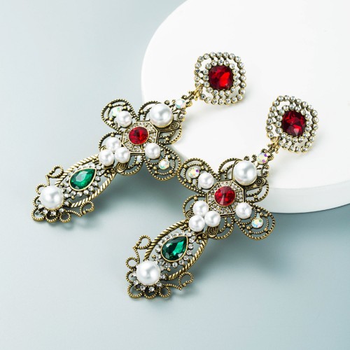 Fashion Jewelry Rhinestone Earrings For Women YWHME-721