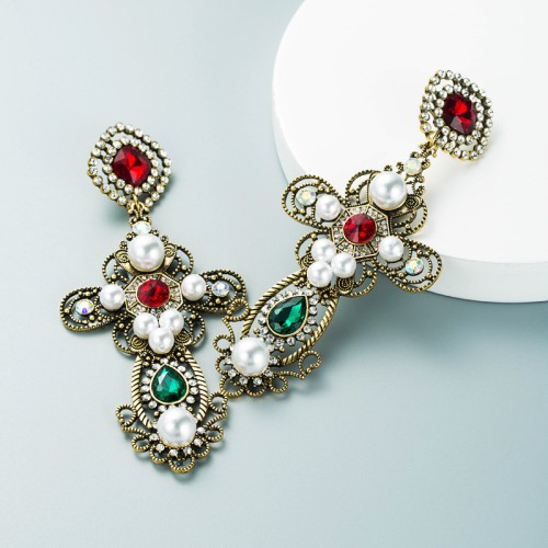 Fashion Jewelry Rhinestone Earrings For Women YWHME-721