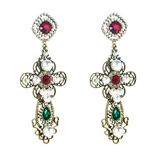 Fashion Jewelry Rhinestone Earrings For Women YWHME-721