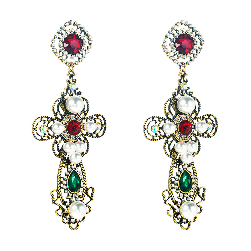 Fashion Jewelry Rhinestone Earrings For Women YWHME-721 