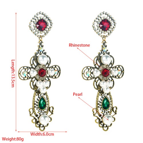 Fashion Jewelry Rhinestone Earrings For Women YWHME-721