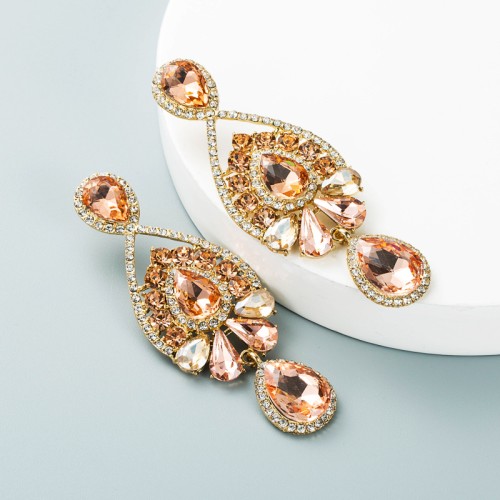 Fashion Jewelry Rhinestone Earrings For Women YWHME-722