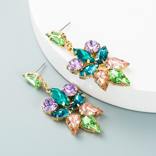 Fashion Jewelry Rhinestone Earrings For Women YWHME-723