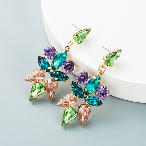 Fashion Jewelry Rhinestone Earrings For Women YWHME-723