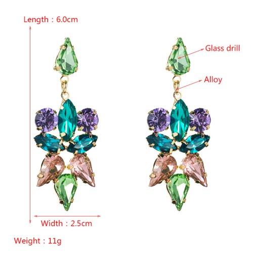 Fashion Jewelry Rhinestone Earrings For Women YWHME-723