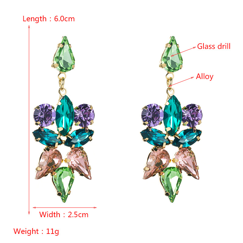 Fashion Jewelry Rhinestone Earrings For Women YWHME-723 