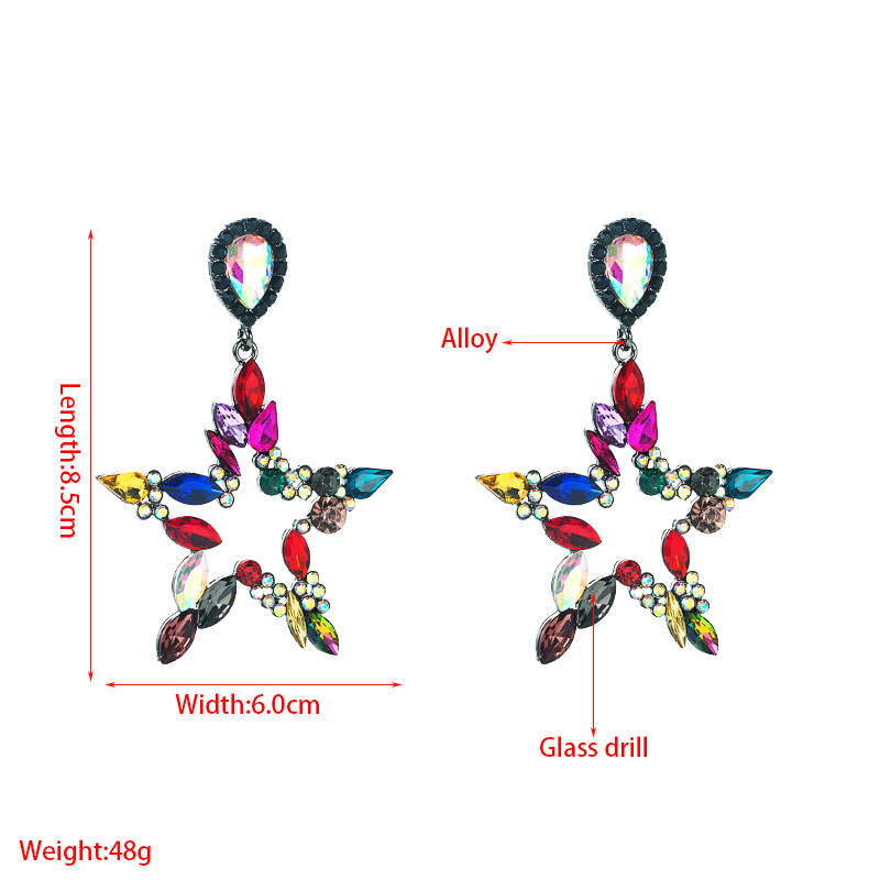 Fashion Jewelry Rhinestone Earrings For Women YWHME-724 