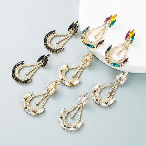 Fashion Jewelry Rhinestone Earrings For Women YWHME-725