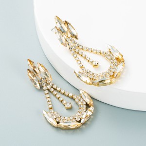 Fashion Jewelry Rhinestone Earrings For Women YWHME-725 