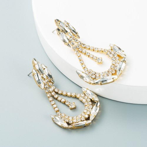 Fashion Jewelry Rhinestone Earrings For Women YWHME-725