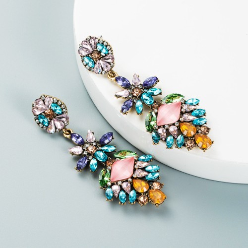 Fashion Jewelry Rhinestone Earrings For Women YWHME-726