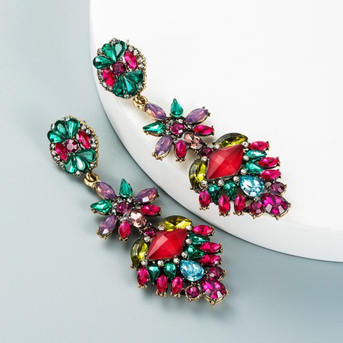 Fashion Jewelry Rhinestone Earrings For Women YWHME-726