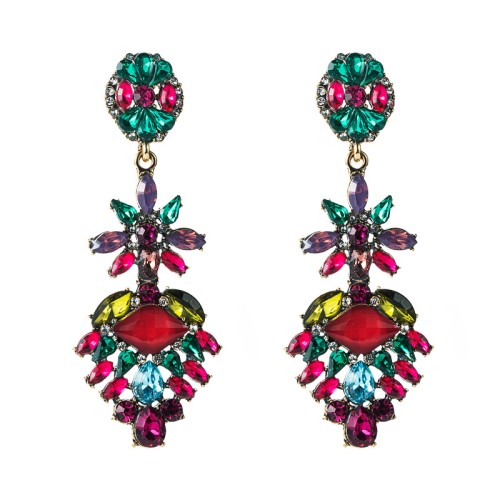 Fashion Jewelry Rhinestone Earrings For Women YWHME-726