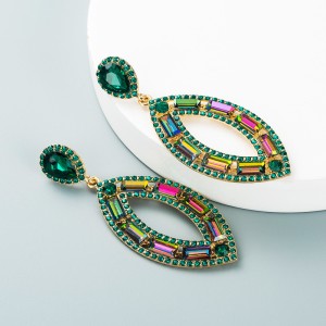 Fashion Jewelry Rhinestone Earrings For Women YWHME-728 