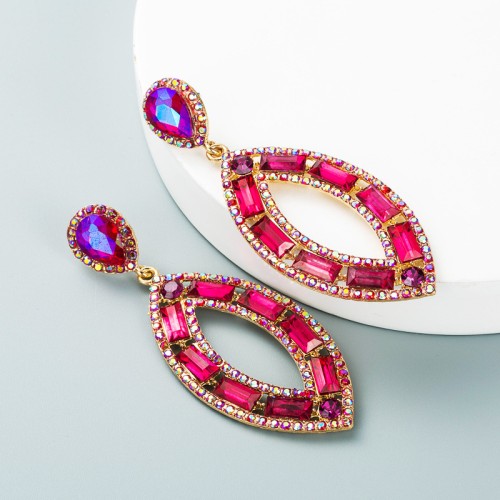 Fashion Jewelry Rhinestone Earrings For Women YWHME-728