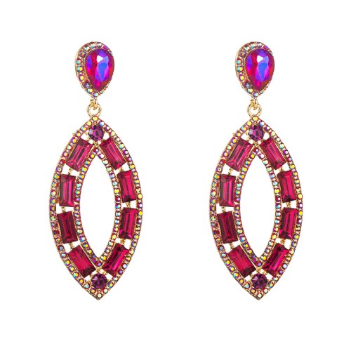 Fashion Jewelry Rhinestone Earrings For Women YWHME-728