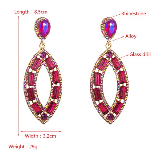 Fashion Jewelry Rhinestone Earrings For Women YWHME-728