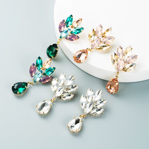 Fashion Jewelry Rhinestone Earrings For Women YWHME-729