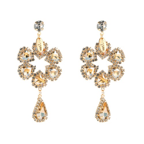 Fashion Jewelry Rhinestone Earrings For Women YWHME-730