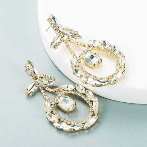 Fashion Jewelry Rhinestone Earrings For Women YWHME-732