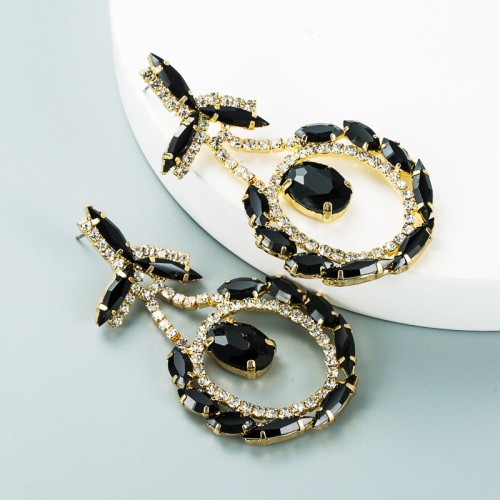 Fashion Jewelry Rhinestone Earrings For Women YWHME-732