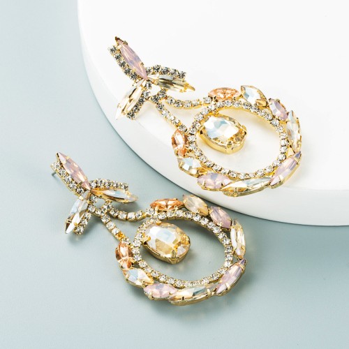 Fashion Jewelry Rhinestone Earrings For Women YWHME-732