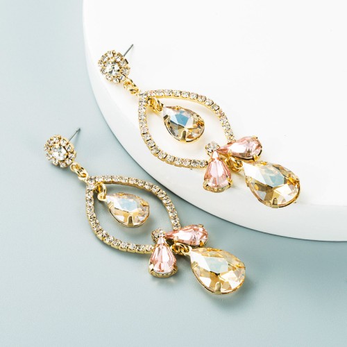 Fashion Jewelry Rhinestone Earrings For Women YWHME-733