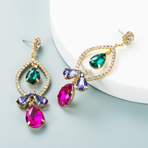 Fashion Jewelry Rhinestone Earrings For Women YWHME-733