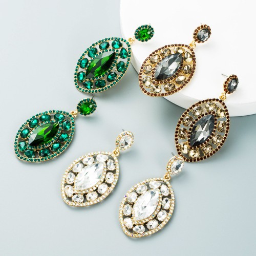 Fashion Jewelry Rhinestone Earrings For Women YWHME-734