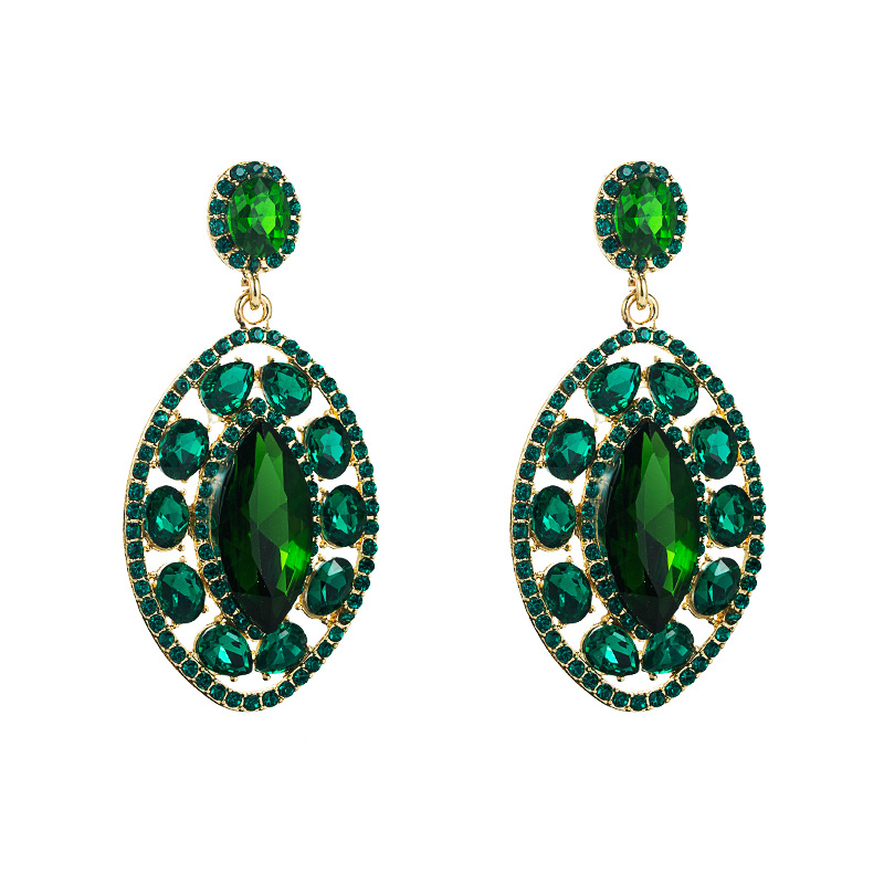 Fashion Jewelry Rhinestone Earrings For Women YWHME-734 