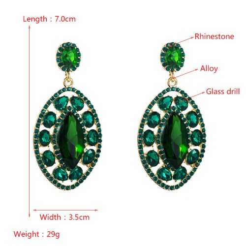 Fashion Jewelry Rhinestone Earrings For Women YWHME-734