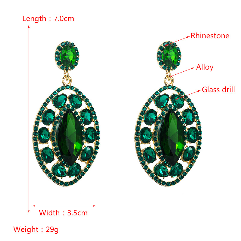 Fashion Jewelry Rhinestone Earrings For Women YWHME-734 