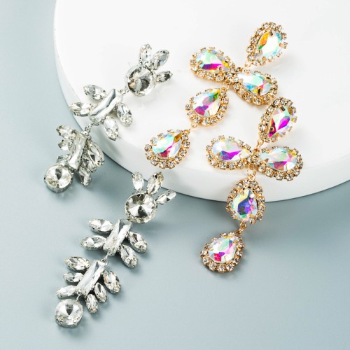 Fashion Jewelry Rhinestone Earrings For Women YWHME-735