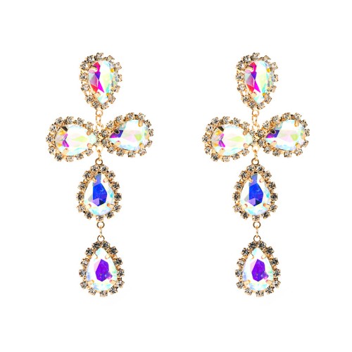 Fashion Jewelry Rhinestone Earrings For Women YWHME-735